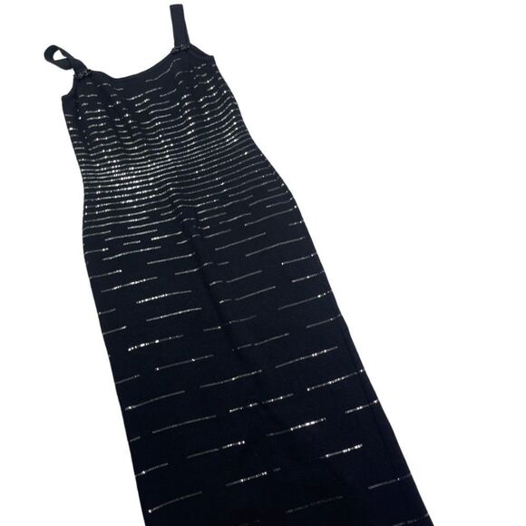 St. John Evening Embellished Maxi Evening Dress - Picture 1 of 7